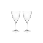 Ripple Set of Two Crystal Wine Glasses | The Elms