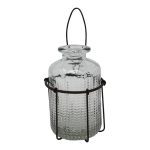 Wall Basket with Bottle | Garden Accessories | The Elms