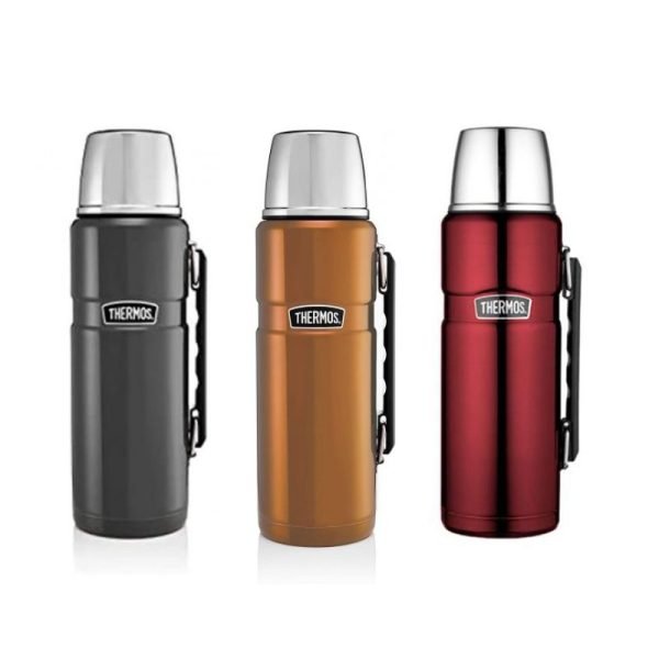 JJ Thermos SS King Flasks Group