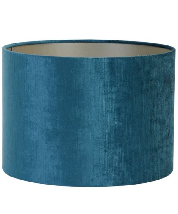 Livingo Cylinder - Gemstone Petrol - 30x30x21 | Shades & Bases | Lamp Shades | The Elms