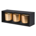 White Sandalwood Gold Candles - Set of 3 | Gifts | Gift Sets | The Elms