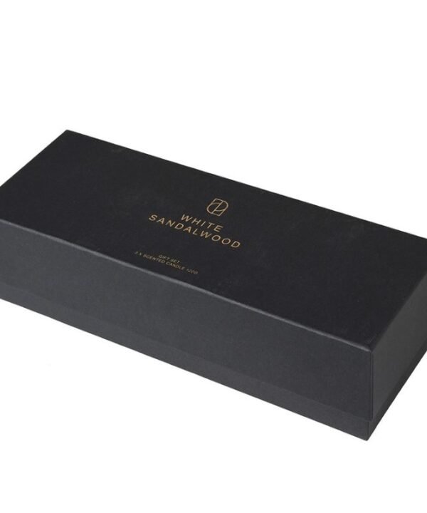 White Sandalwood Gold Candles - Set of 3 | Gifts | Gift Sets | The Elms