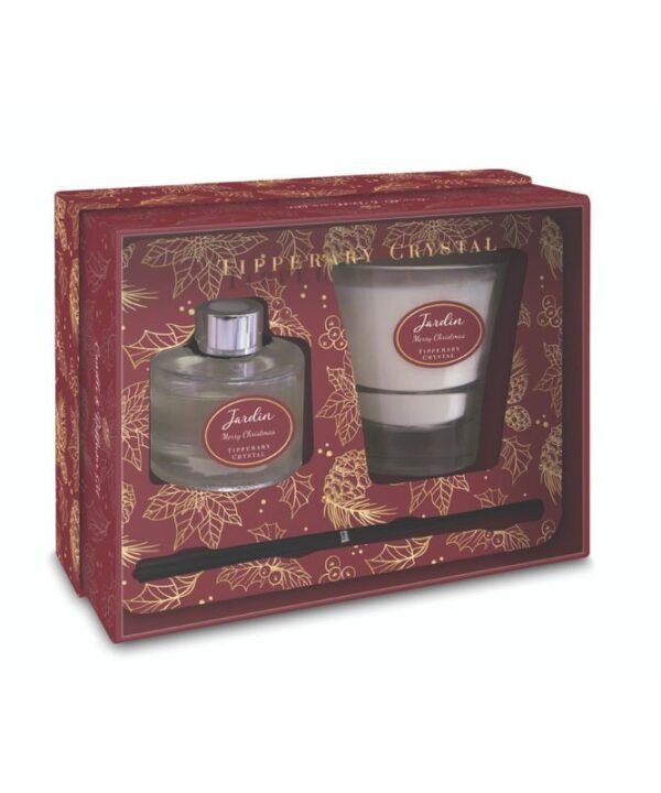 Jardin Collection Christmas Candle & Diffuser Set - Merry Christmas | Christmas | Christmas Candles & Diffusers | The Elms