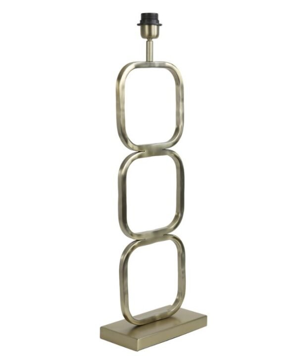 Lutika Lamp Base - Light Gold - 23x11.5x69 | Lighting & Lamps | Lamp Bases | The Elms