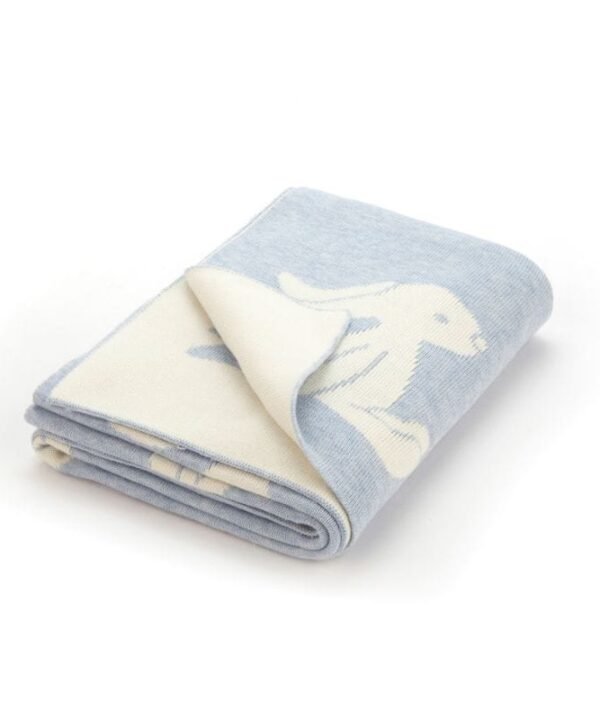 Bashful Bunny Blanket - Blue | Gifts | Homeware Gifts | The Elms