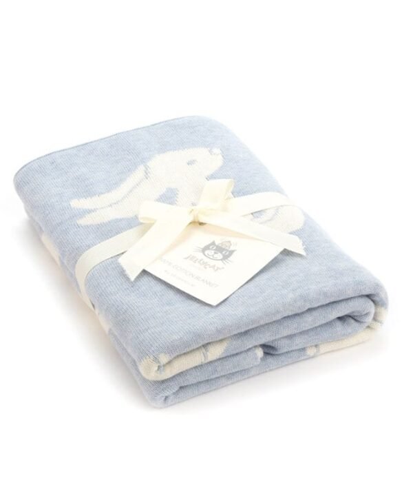 Bashful Bunny Blanket - Blue | Gifts | Homeware Gifts | The Elms