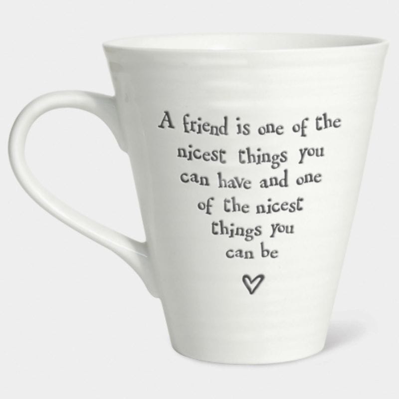 Porcelain Mug - Friend Is The Nicest - 500ml | Serveware | Cups | The Elms