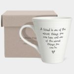 Porcelain Mug - Friend Is The Nicest - 500ml | Serveware | Cups | The Elms