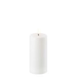 LED Pillar Candle - Nordic White - 7.8cm x 15cm | Fragrances | Candles & Diffusers | The Elms