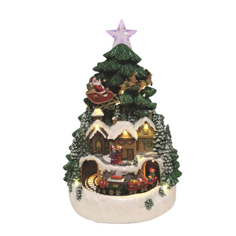 LED Village Scene - Christmas Tree | Christmas | Christmas Decorative Accessories | The Elms