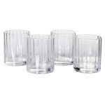 Ribbed Whiskey Glasses – Set of 4 | Cups & Glasses | Glasses | The Elms