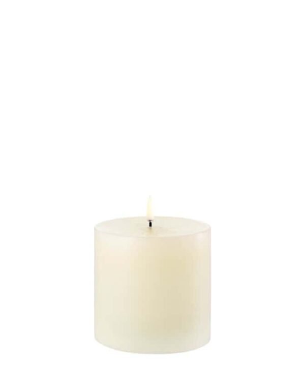 Pillar Candle - Ivory - 10.1cm x 10.1cm | Fragrances | Candles & Diffusers | The Elms