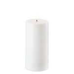 LED Pillar Candle with Shoulder - Nordic White - 10.1cm x 20cm | Fragrances | Candles & Diffusers | The Elms