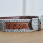 Tweed Dog Collar - Small - Grey | Pets | Pet Accessories | The Elms