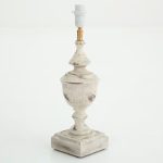 Louis Philippe Table Lamp Base – Antique White – 38cm | Lighting & Lamps | Lamp Bases | The Elms