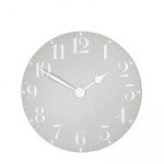 Arabic Wall Clock - Dove Grey - 12 inch | Decorative Accessories | Clocks | The Elms