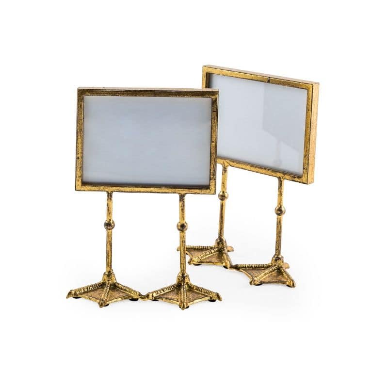 Antique Gold Duck Feet Photo Frame – Set of 2 | Art | | Picture Frames | The Elms