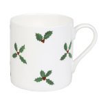 Mug - Holly & Berry - 425ml | Christmas Serveware | Christmas Cups | The Elms