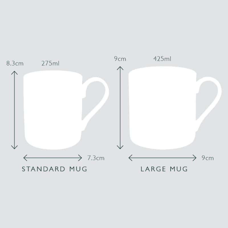 Mug - Holly & Berry - 425ml | Christmas Serveware | Christmas Cups | The Elms