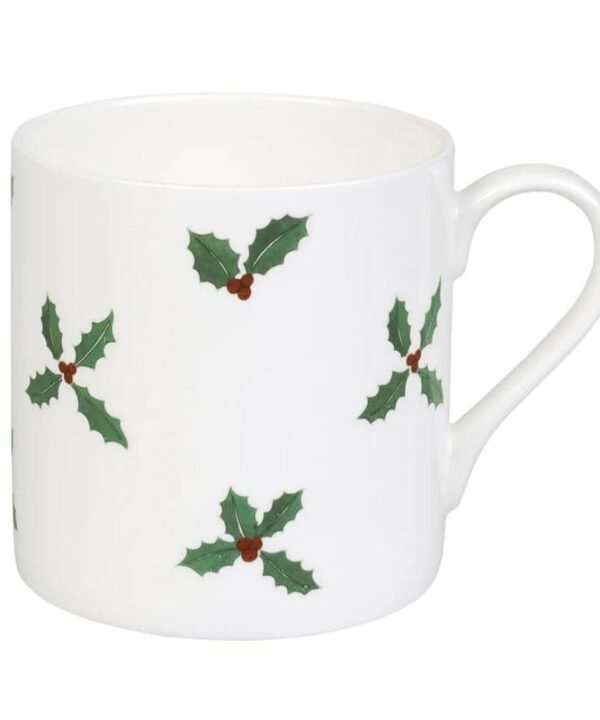 Mug - Holly & Berry - 425ml | Christmas Serveware | Christmas Cups | The Elms