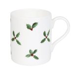 Mug - Holly & Berry - 275ml | Christmas Serveware | Christmas Cups | The Elms