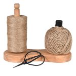 Twine Wooden Holder - 21cm | Art | Decorative Objects | The Elms