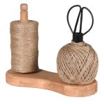 Twine Wooden Holder - 21cm | Art | Decorative Objects | The Elms