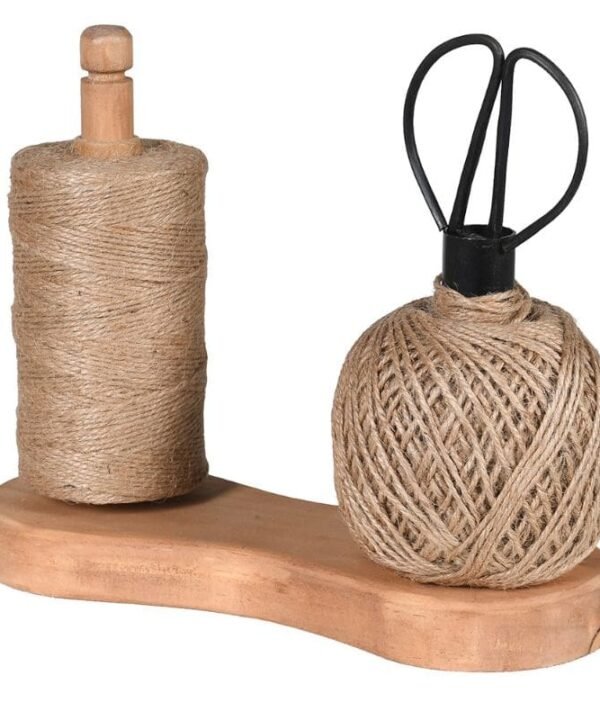 Twine Wooden Holder - 21cm | Art | Decorative Objects | The Elms