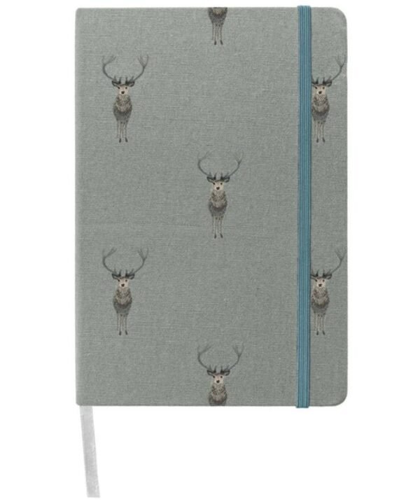 Patterned A5 Notebook - Highland Stag | Gifts | Books | The Elms