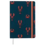 Patterned A5 Notebook - Lobster | Gifts | Books | The Elms