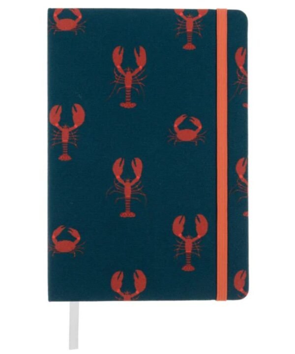 Patterned A5 Notebook - Lobster | Gifts | Books | The Elms