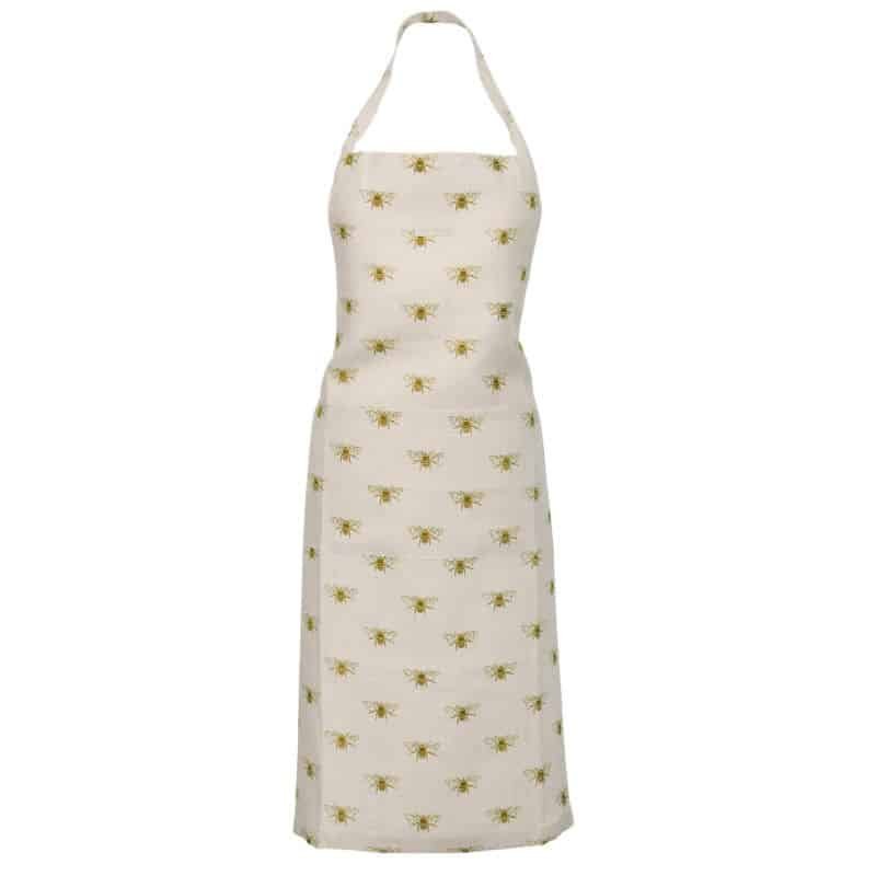 Adult Linen Apron - Bees | Linen | Aprons | The Elms