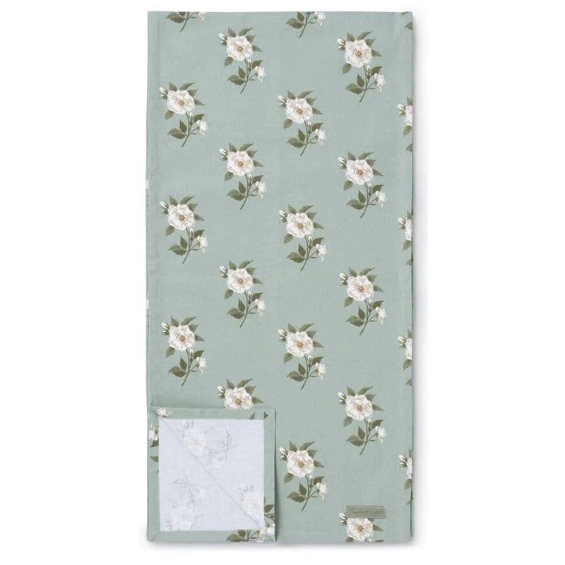 Patterned Table Runner - Roses - 280cm x 35cm | Linen | Table Runners | The Elms