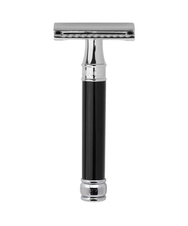 Classic Shaving Accessories - Black DE Safety Razor (Closed Comb) | Fragrances Gifts | Bath & Body Gifts | The Elms