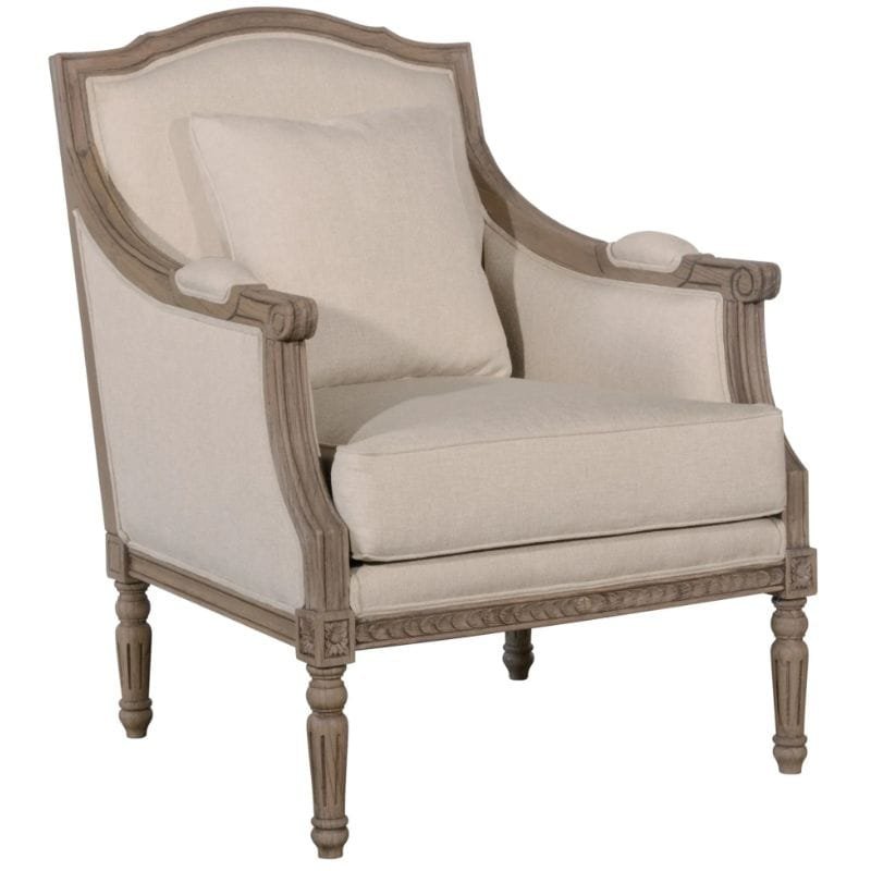 Lyon Armchair - Beige - The Elms