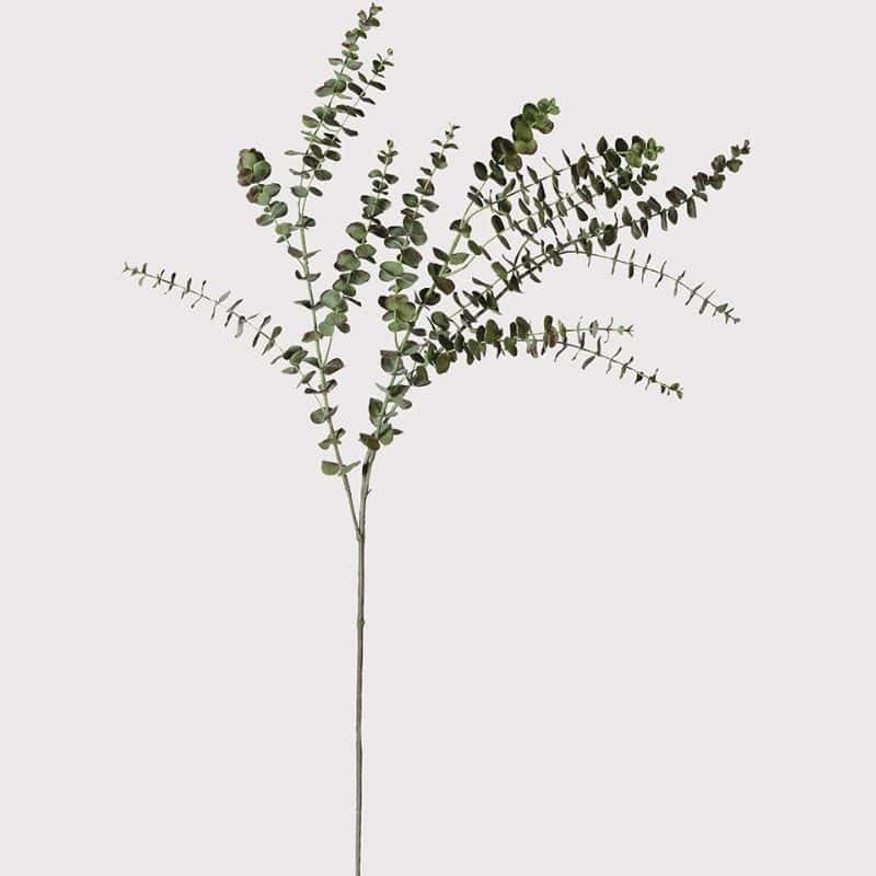 Green Baby Leaf Eucalyptus Spray - 120cm | Decorative Accessories | Faux Plants | The Elms