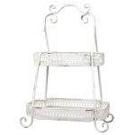 Etagere with Decor Edge - Antique Cream - 25.5cm x 54cm | Art | Decorative Objects | The Elms