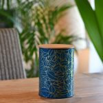 Botanicals Canister - Teal Leaf - 1.1L | Kitchenware | Storage | The Elms