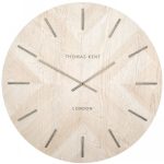 Wharf Oak Herringbone Wall Clock - 30 inch | Wall Decor | Clocks | The Elms