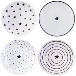 Hampton Star Side Plates - Set of 4 | Serveware | Plates | The Elms