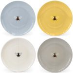 Bee Side Plates - Set of 4 | Serveware | Plates | The Elms