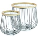Large Round Side Tables - Set of 2 | Living Room | Side Tables | The Elms