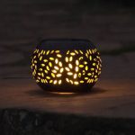 Solar Flame Lantern - 11cm | Garden Lighting | Lanterns | The Elms