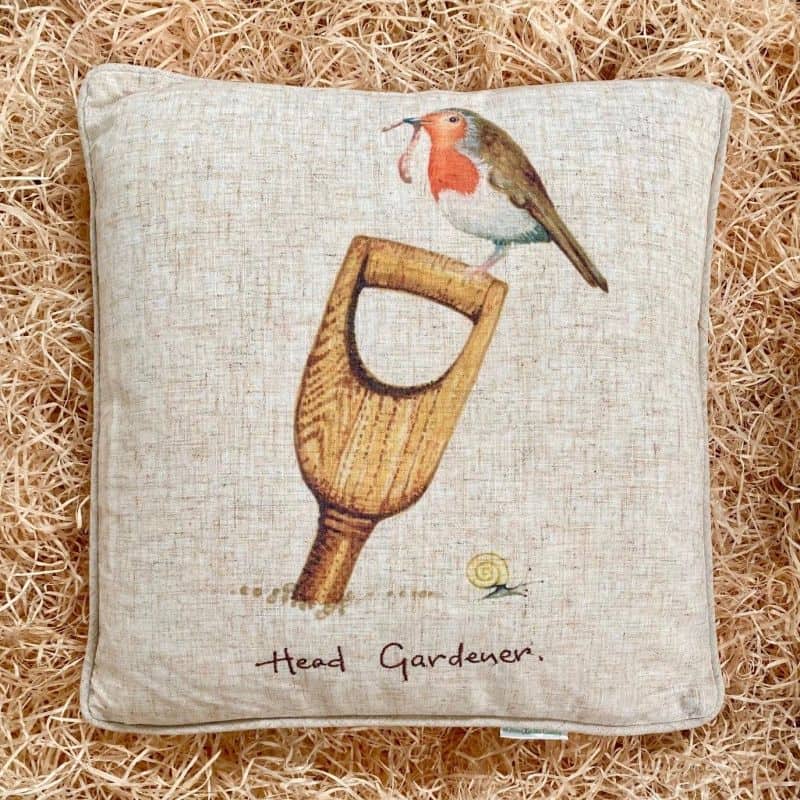 Head Gardener Cushion - 40cm x 40cm | Soft Furnishings | Cushions | The Elms