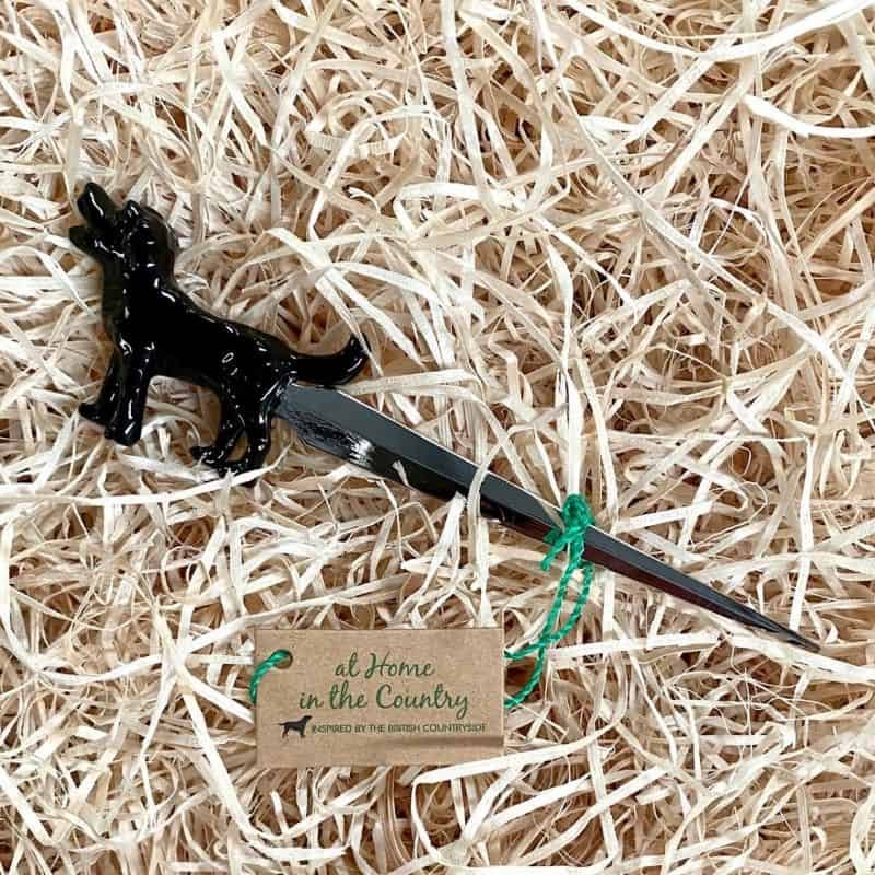 Black Labrador Letter Opener | Gifts | Homeware Gifts | The Elms