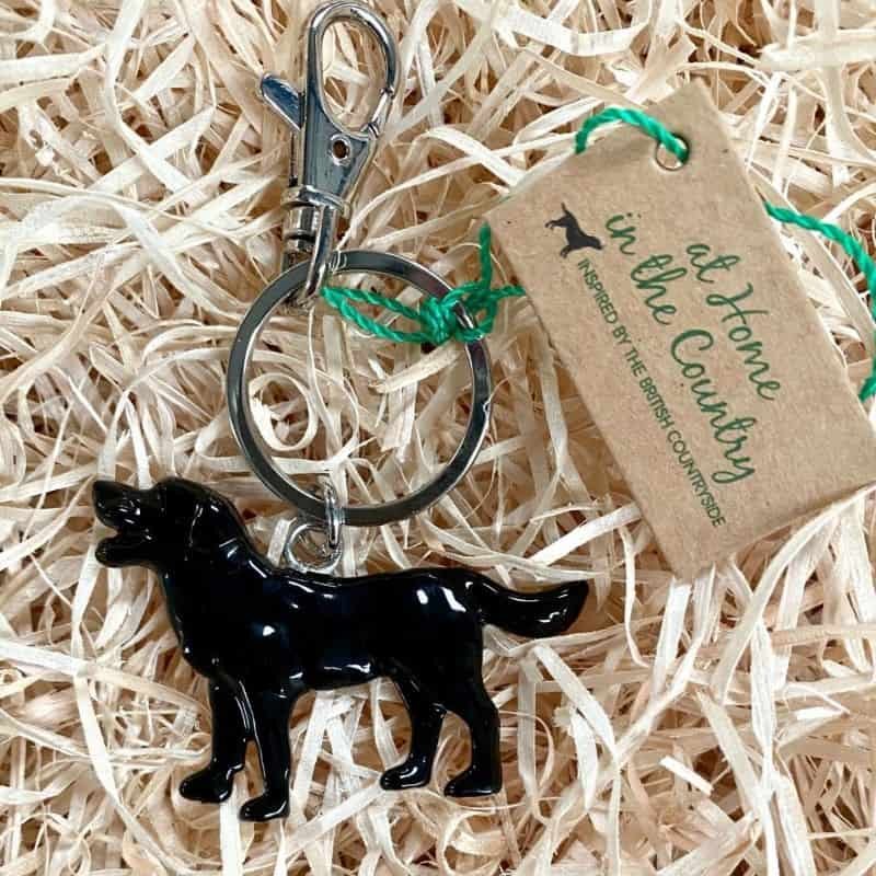 Black Labrador Keyring | Accessories | Keyrings | The Elms