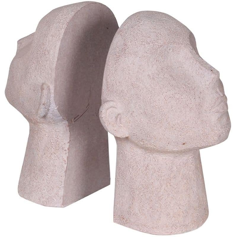 Sculpted Head Bookends - 22cm | Decorative Accessories | Decorative Objects | The Elms