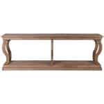 Reclaimed Oak Console Table - 250cm x 60cm x 86cm | Living Room | Console Tables | The Elms