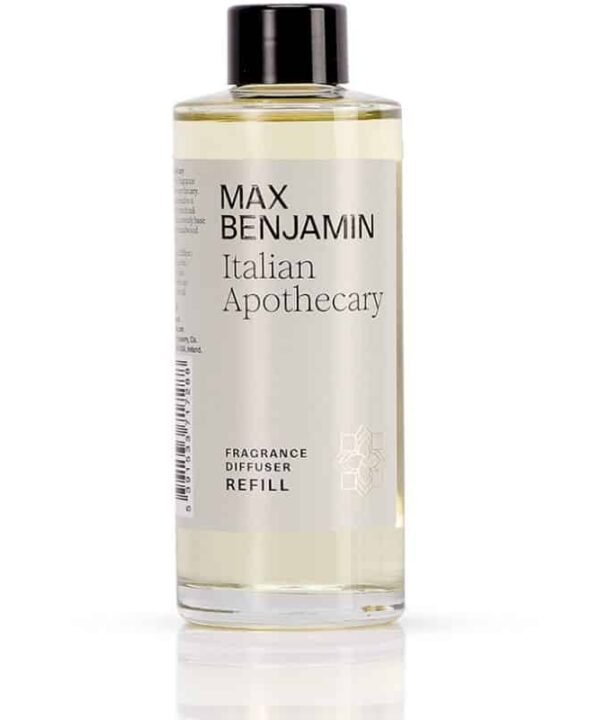 Max Benjamin Diffuser Refill - Italian Apothecary - 150ml | Fragrances | Diffusers | The Elms