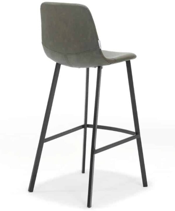 Bari Vintage Taupe PU Barstool | Dining Room | Bars & Barstools | The Elms